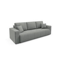 SCHLAFSOFA Augusto - Grau, Holzwerkstoff/Textil (244/82/102cm) - Fun Möbel