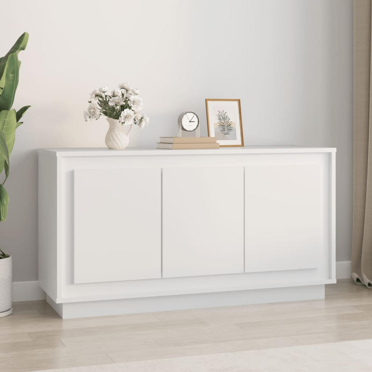 SIDEBOARD Weiss 102/35/55 Cm Holzwerkstoff - Weiß, Holzwerkstoff (35/55/102cm) - vidaXL