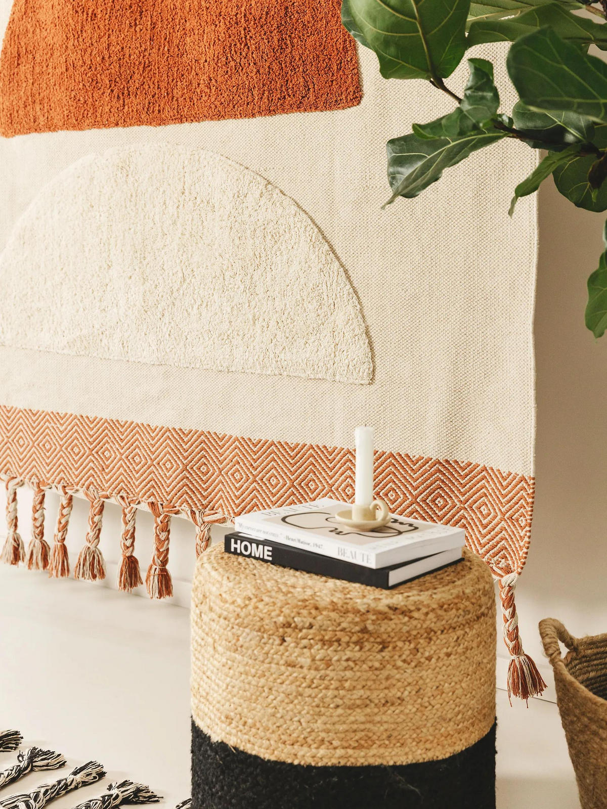 BAUMWOLLTEPPICH Gibson Orange 120x170 cm - Orange, Textil (120/170cm) - benuta Pop