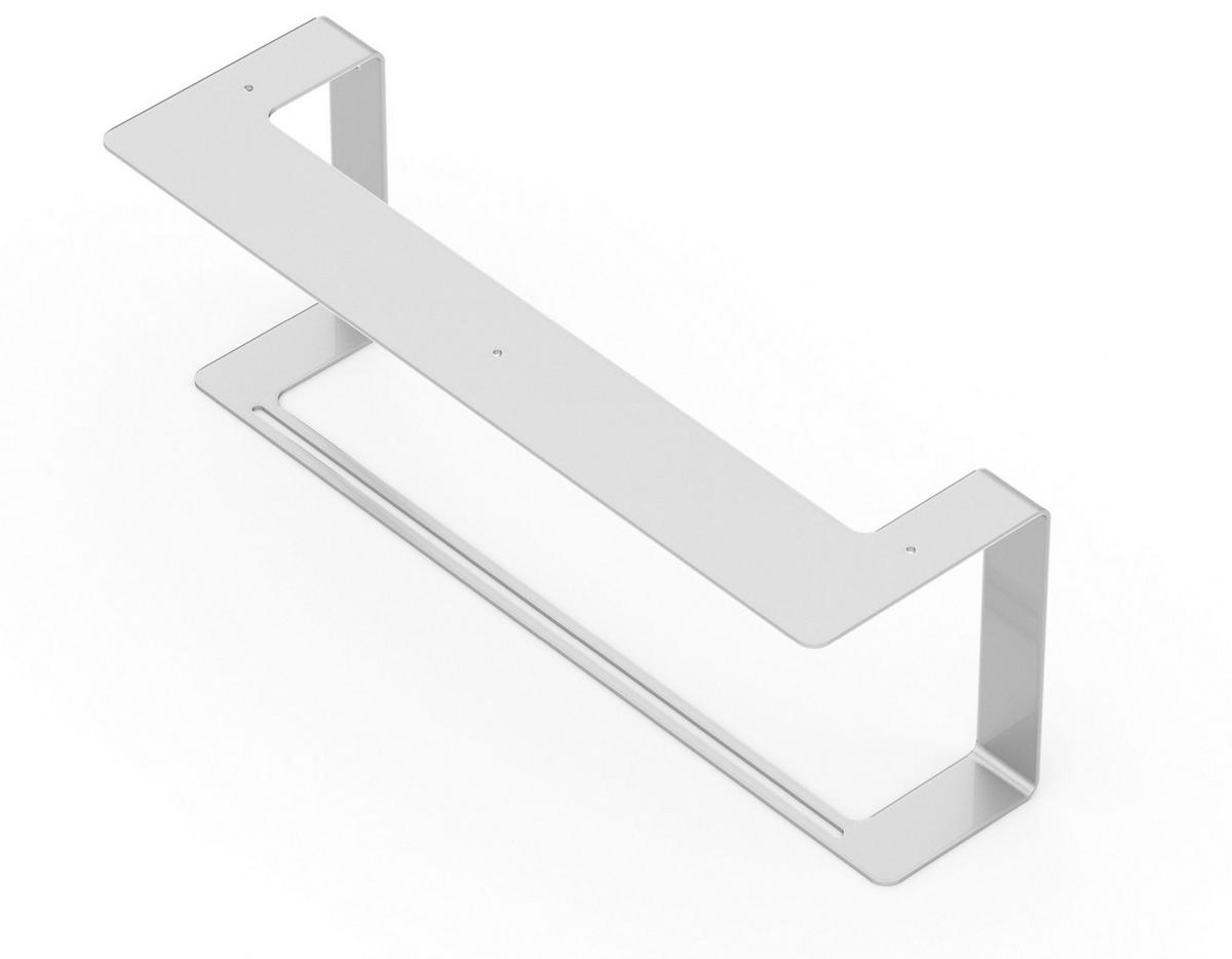 REGALTRÄGER Donna, Stahl in verschiedenen Trendfarben - Grau, Metall (18/15/50cm) - Alberts