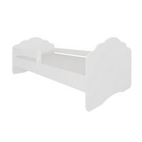 KINDERBETT Casimo weiß / ohne Motiv 88 / 164 / 63cm - Weiß, Holz/Holzwerkstoff (80/160cm) - Feldmann-Wohnen