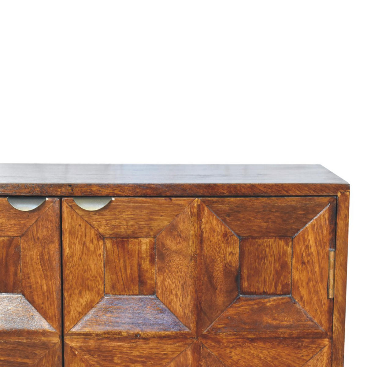 SIDEBOARD Quad - Braun, Holz (35/81/75cm) - Artisan Furniture