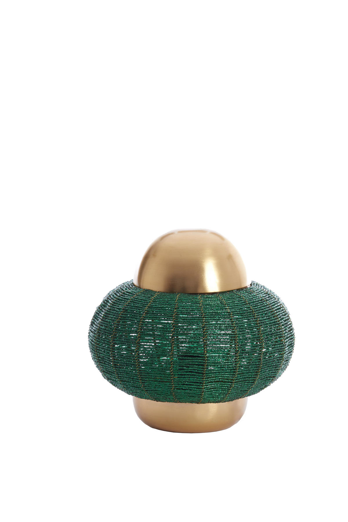 TISCHLAMPE Cetara Grün Ø25/26 cm - Grün, Metall (25/25/26cm) - Light & Living