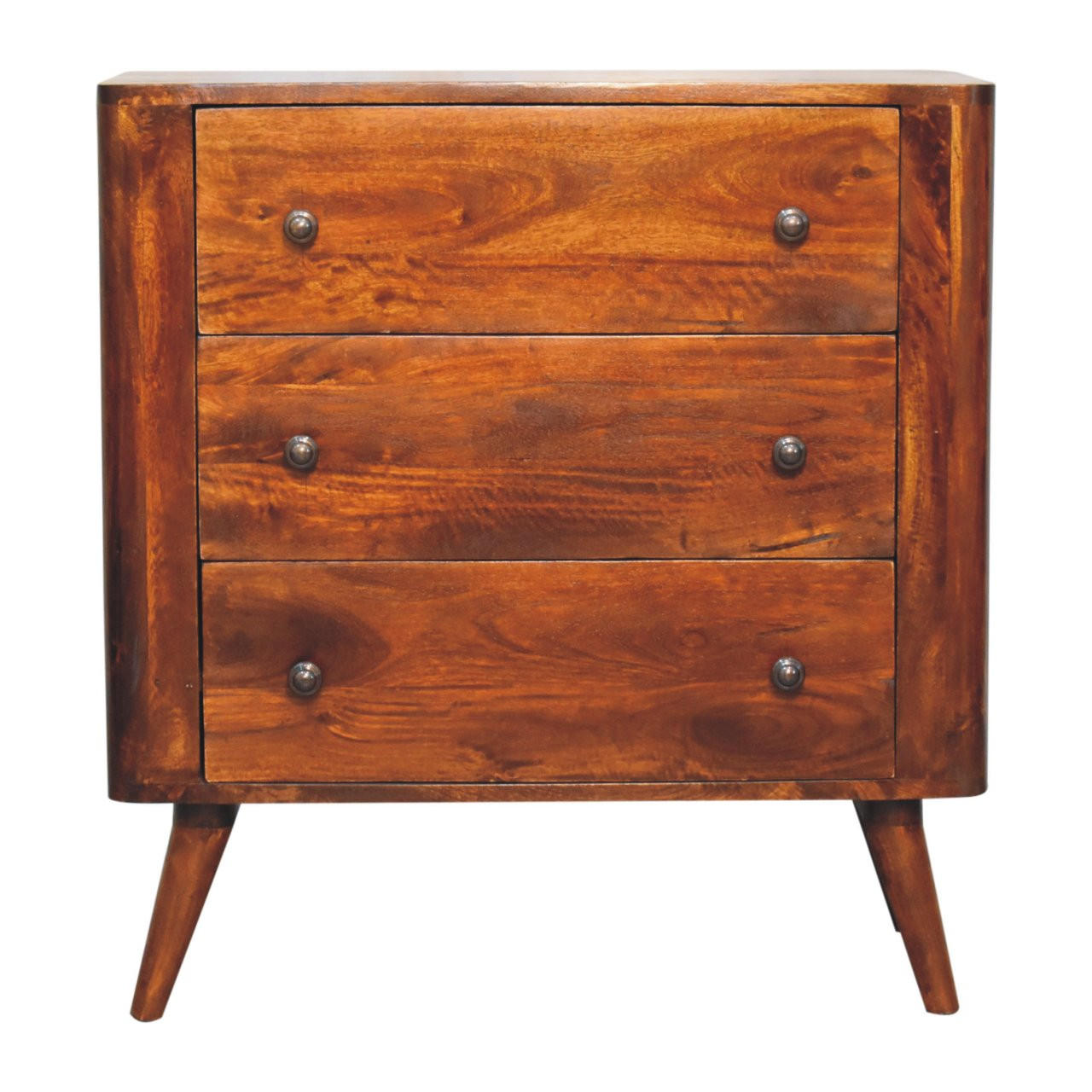 Artisan Furniture OTOMANA kůže Buffalo Tan, světlý ořechový povrch, hnědý
