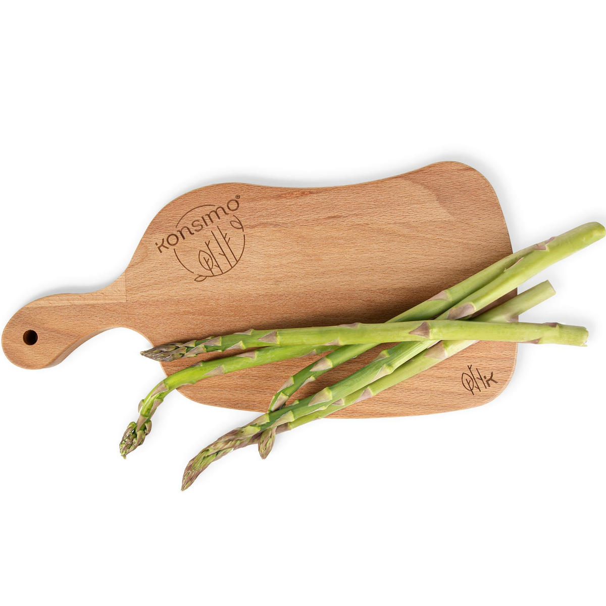 SCHNEIDEBRETT Holz Buche geölt LIVO - Buchefarben, Holz (18/38cm) - KONSIMO®