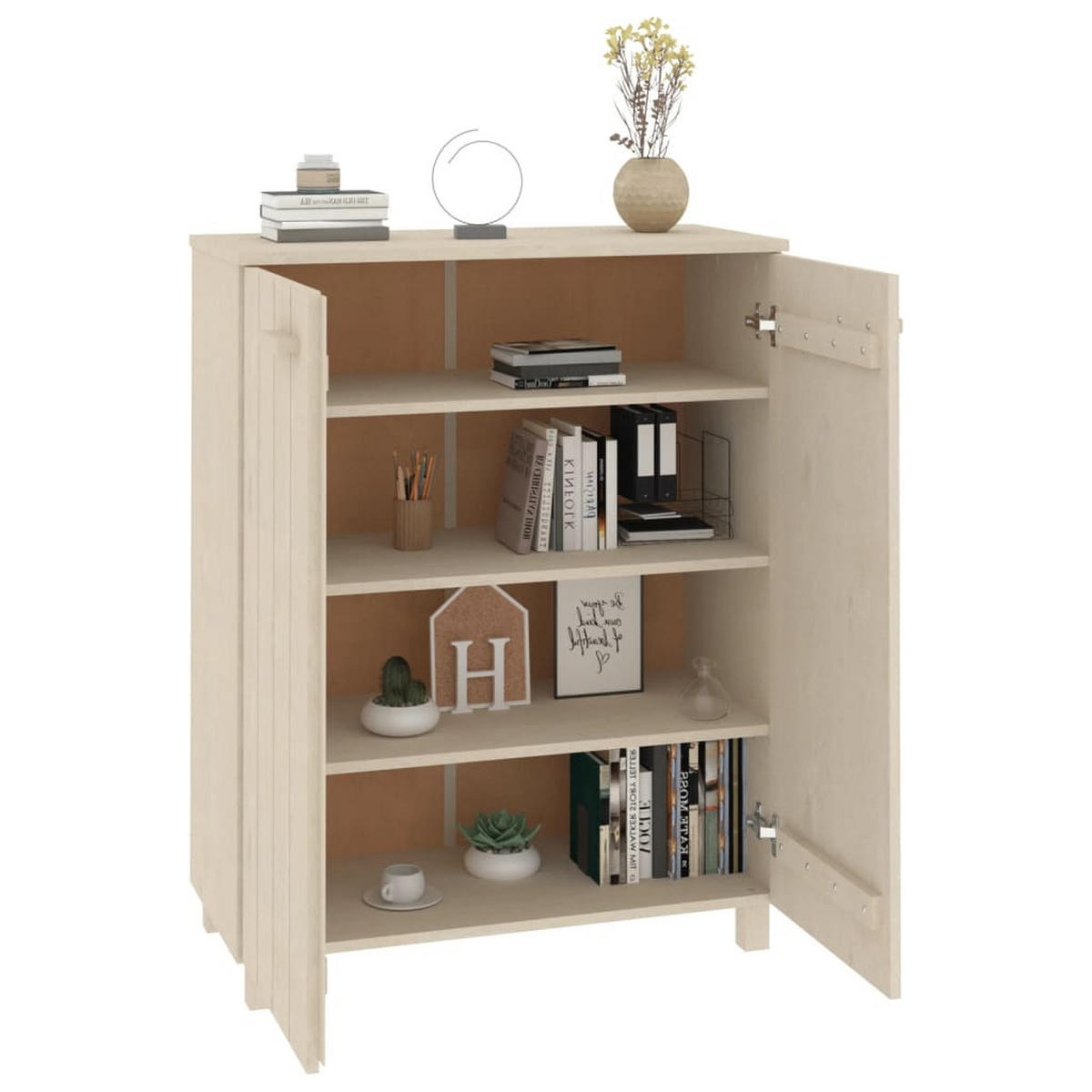 SCHUHSCHRANK Filderstadt 85/40/108 cm - Braun, Holzwerkstoff (85/108/40cm) - Nettlife