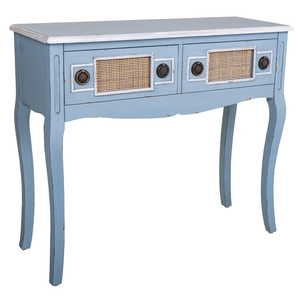 Wanderlust Konsolentisch Blau 90x77x33 cm