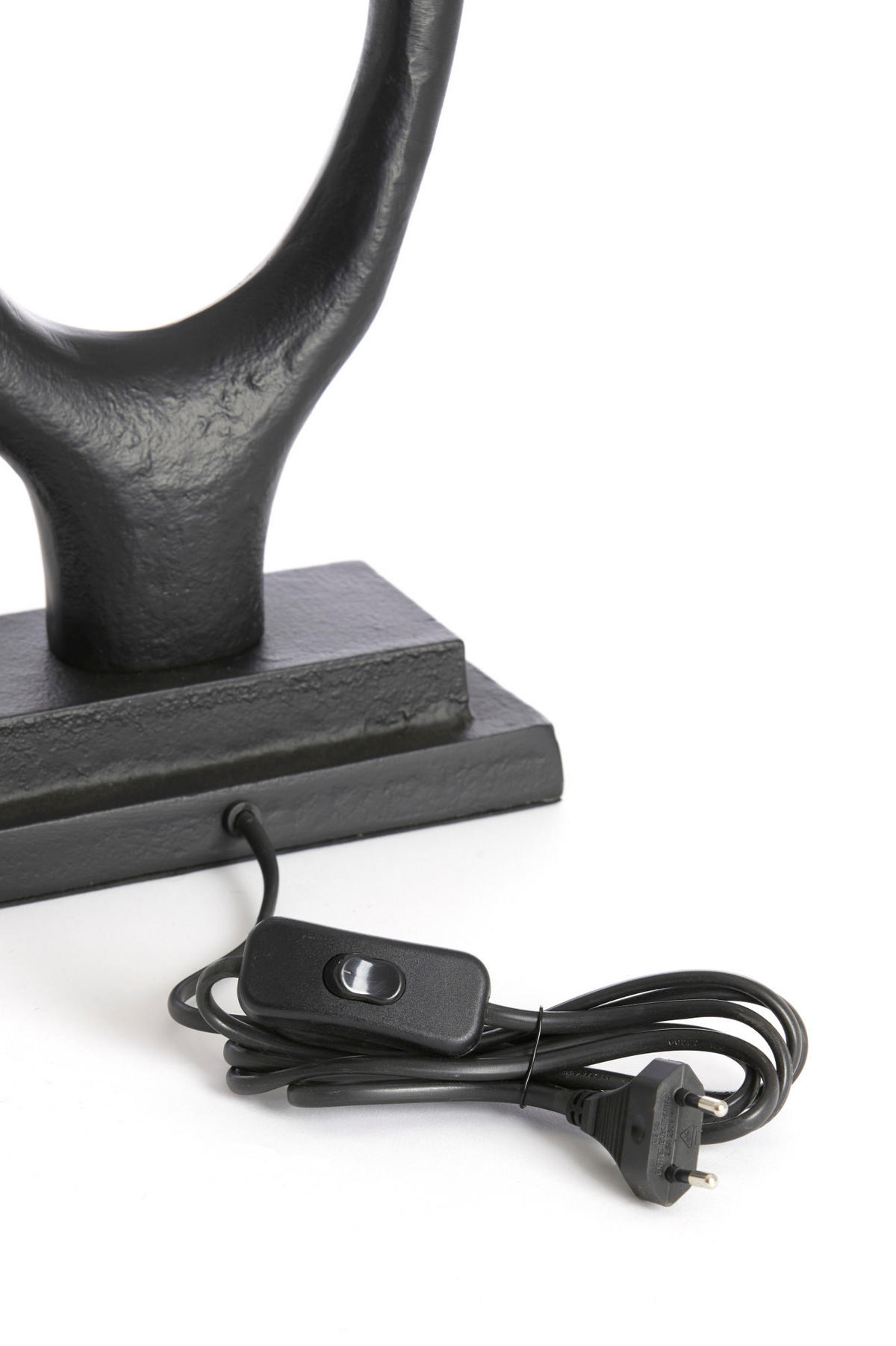 LAMPENFUSS Gavi Schwarz Ø20/65 cm - Schwarz, Metall (20/11/65cm) - Light & Living