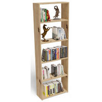 BÜCHERREGAL 60/24 EX3 Artisan Eiche 60/24/180 cm - Eiche Artisan, Holzwerkstoff (60/180/24cm) - Matkam Möbel