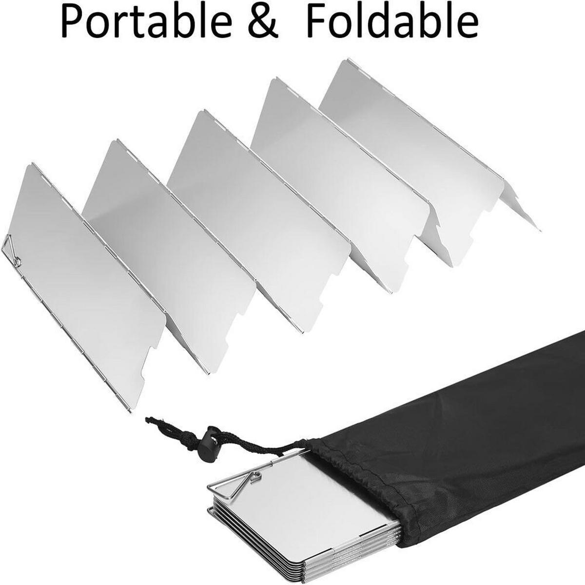 WINDSCHUTZ, Silber , 100 × 24 cm, Aluminiumlegierung - Silberfarben, Metall (24/1/100cm) - Authentics