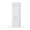 KÜCHENSCHRANK Fame-Line Weiß Hochglanz 60 cm - Weiß, Holzwerkstoff (60/206.8/58.1cm) - Vicco