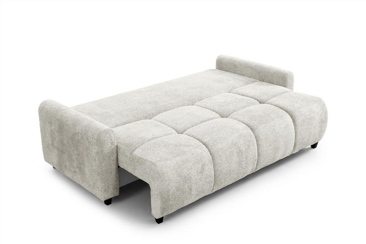 SCHLAFSOFA Giana - Weiß, Holzwerkstoff/Textil (230/100/100cm) - Fun Möbel