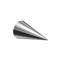 ENDSTÜCKE FÜR GARDINENSTANGEN 20 mm Ø, Savio Chrom, Packung 2 Stück - Chromfarben, Metall (6/3.4/3.4cm) - INTERDECO
