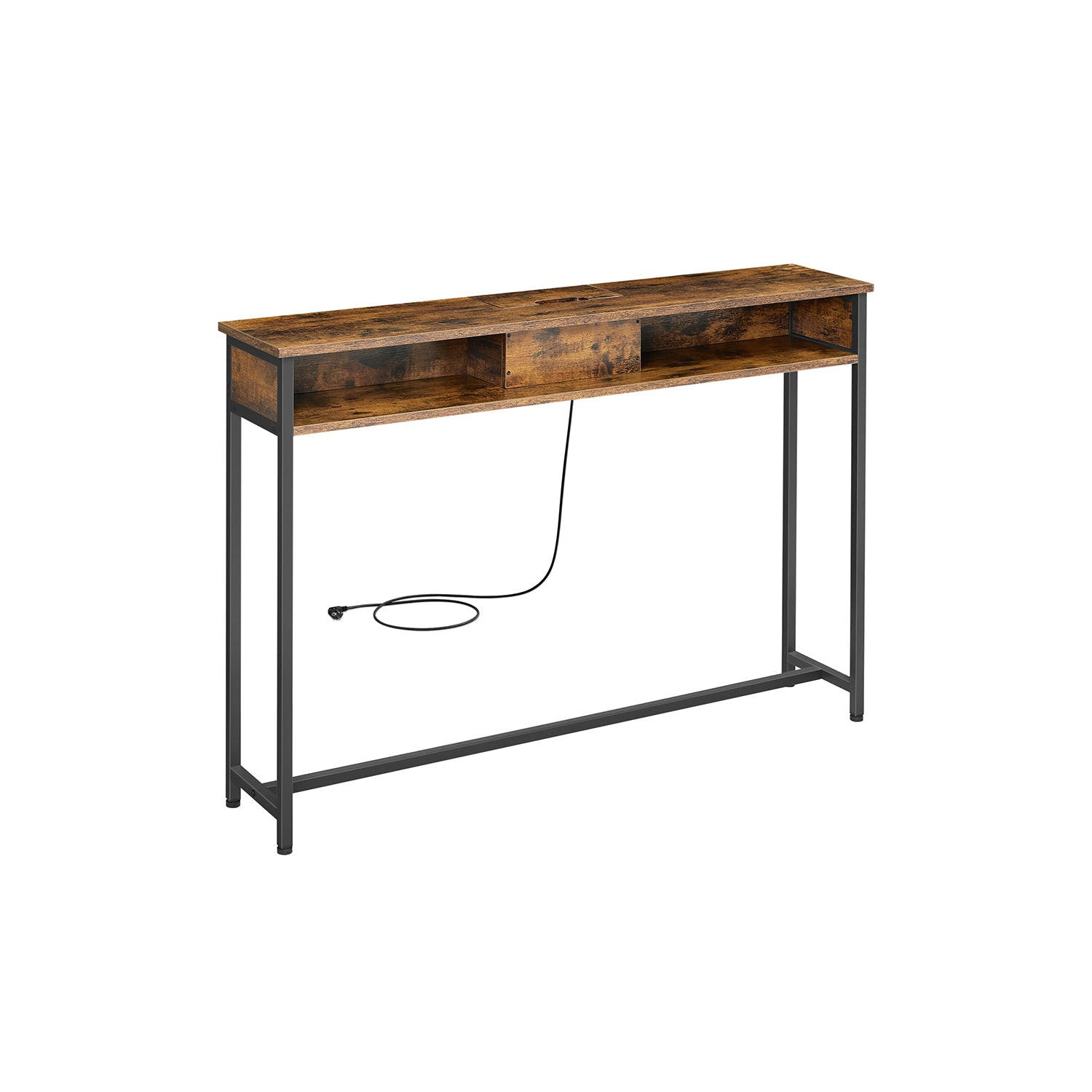 KONSOLENTISCH VICTORIA - Schwarz, Holzwerkstoff (25/120/81.1cm) - Hansiro