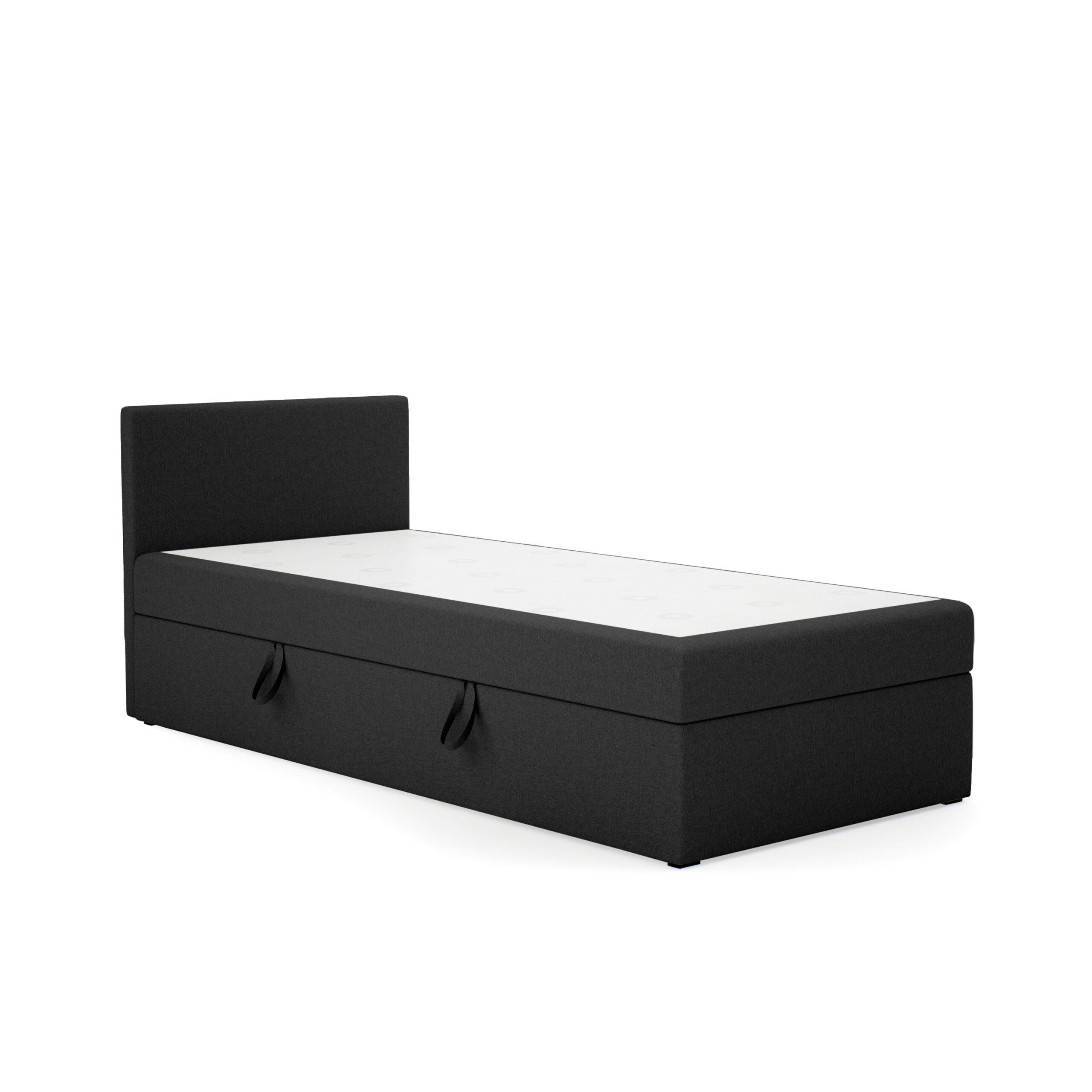 Fedve Boxbett Schwarz 80x200 cm