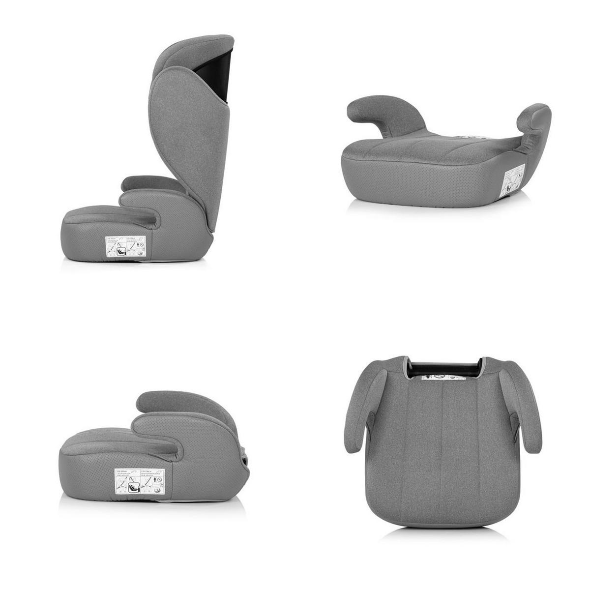 KINDERSITZ Cyber i-Size beige (100-150cm) Sitzerhöhung, höhenverstellbar - Beige, Kunststoff (40/60/44cm) - Chipolino