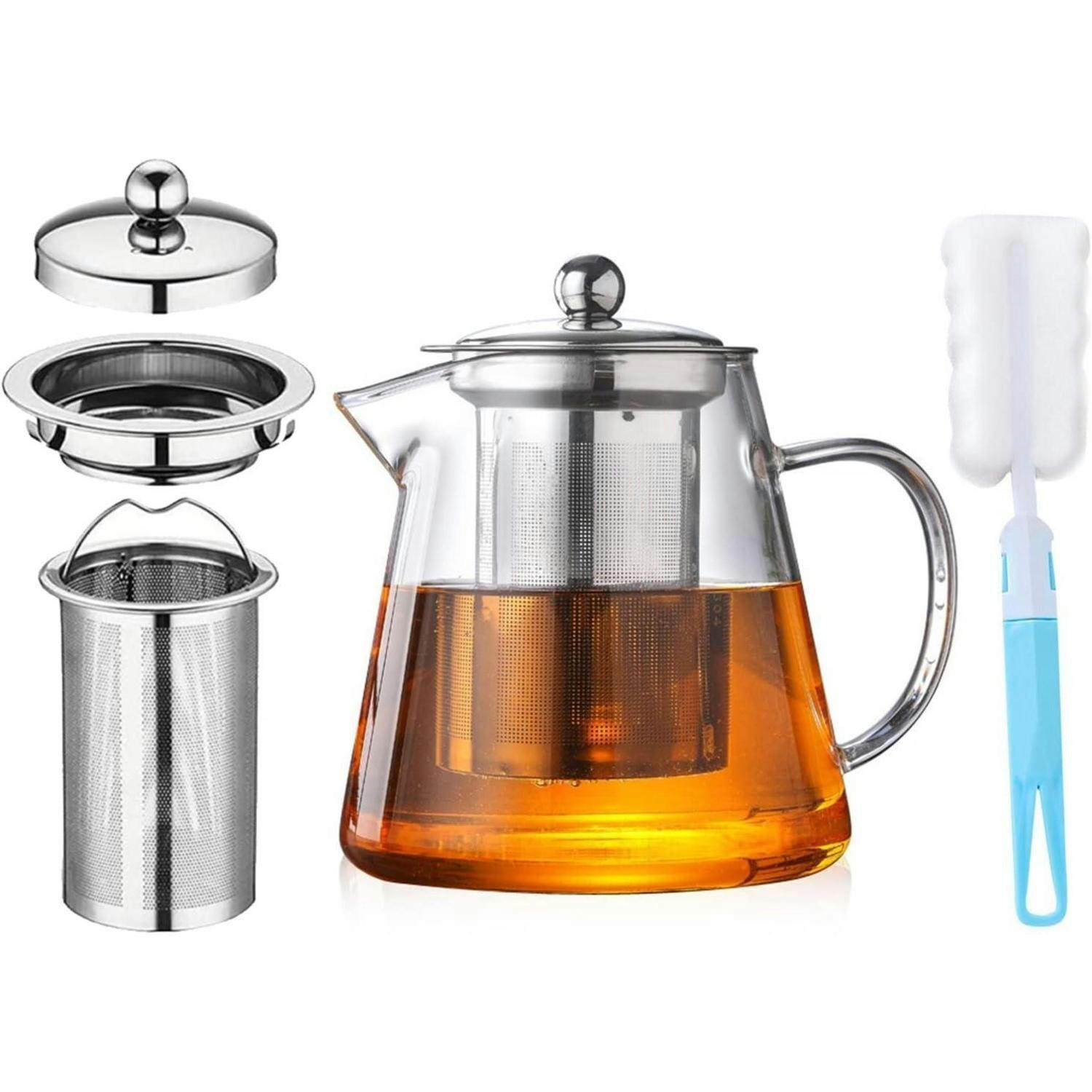 TEEKANNE Glas 550ML mit Siebeinsatz - Transparent, Glas (10.5/10.5cm)