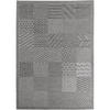 TEPPICH In-/Outdoor Flachgewebe Karomuster Polypropylen Küche Grau Rechteckig 140x200 - Grau, Textil (140/200cm) - KADIMA DESIGN