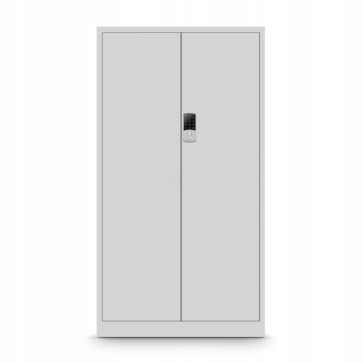 AKTENSCHRANK Daniel - Grau, Metall (90/185/40cm) - Jan Nowak