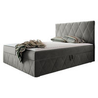 BOXBETT Simoti - Grau, Holzwerkstoff (140/200cm) - MIRJAN24