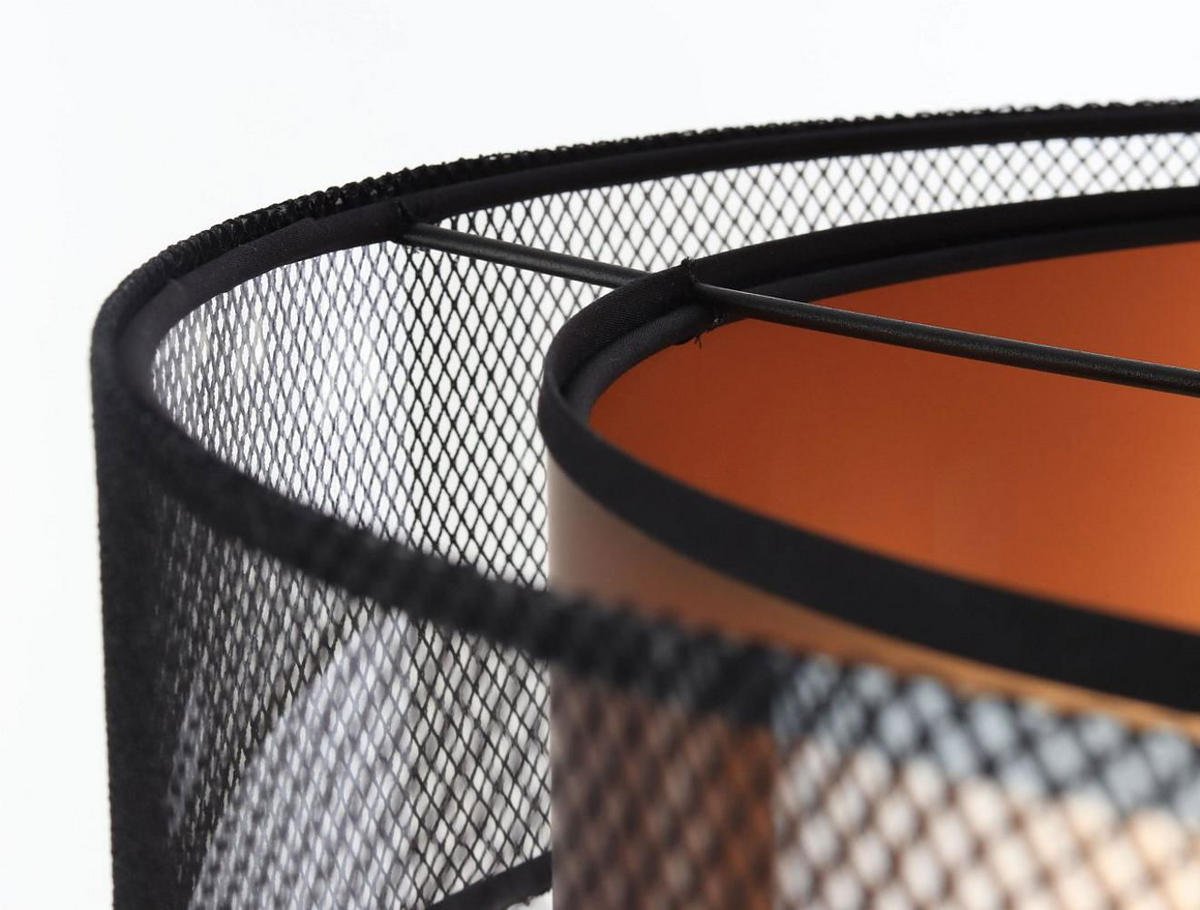 HÄNGELEUCHTE Kupfer 50/20 cm - Schwarz/Kupferfarben, Kunststoff (50/1/20cm) - ONZENO
