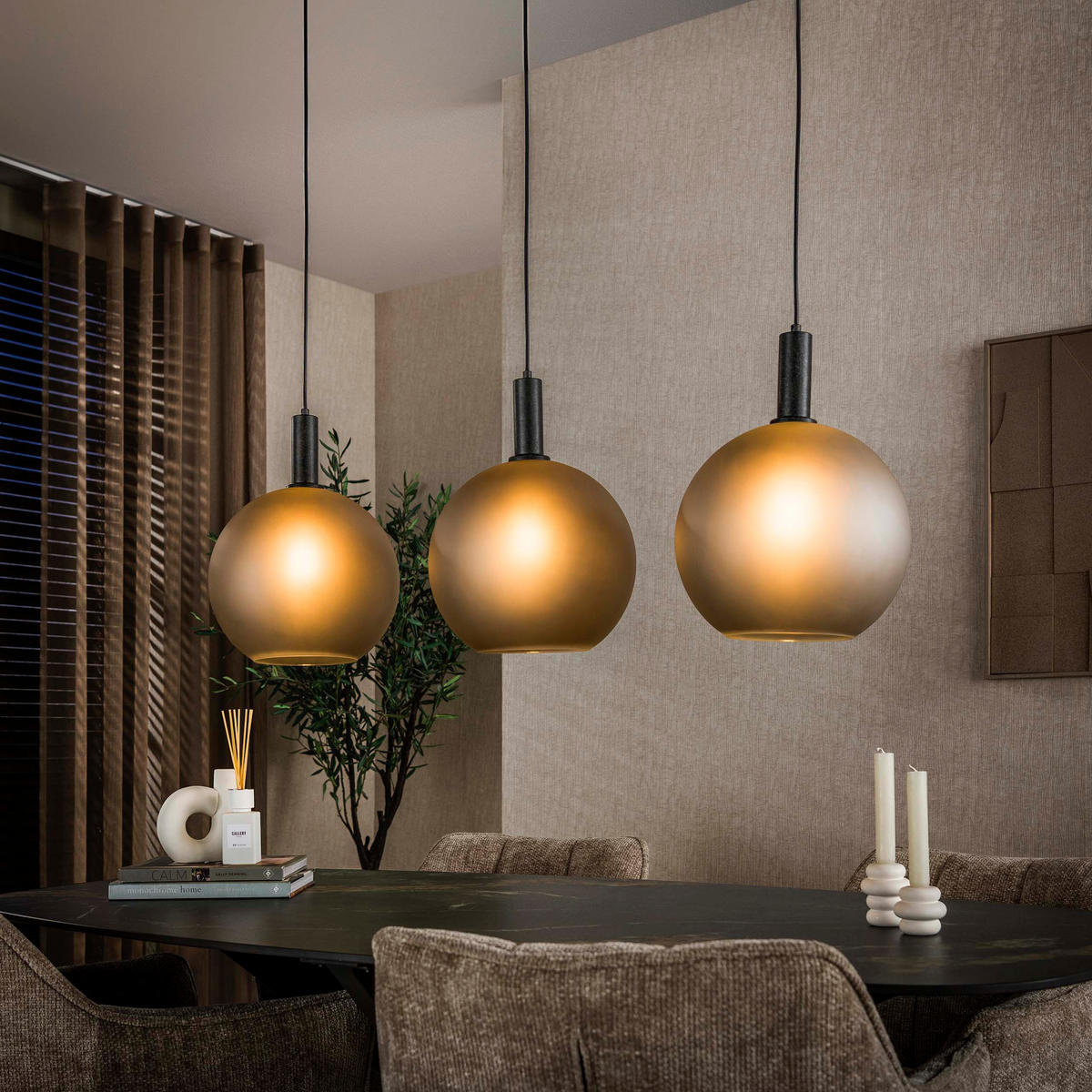 HÄNGELEUCHTE Bubble Grau 27/110/150 cm - Grau, Glas (27/110/150cm) - Hoyz Collection