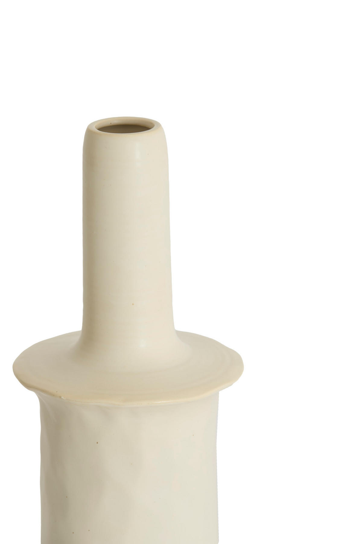 VASE Sennes Weiß Ø19,5/56 cm - Weiß, Keramik (56cm) - Light & Living