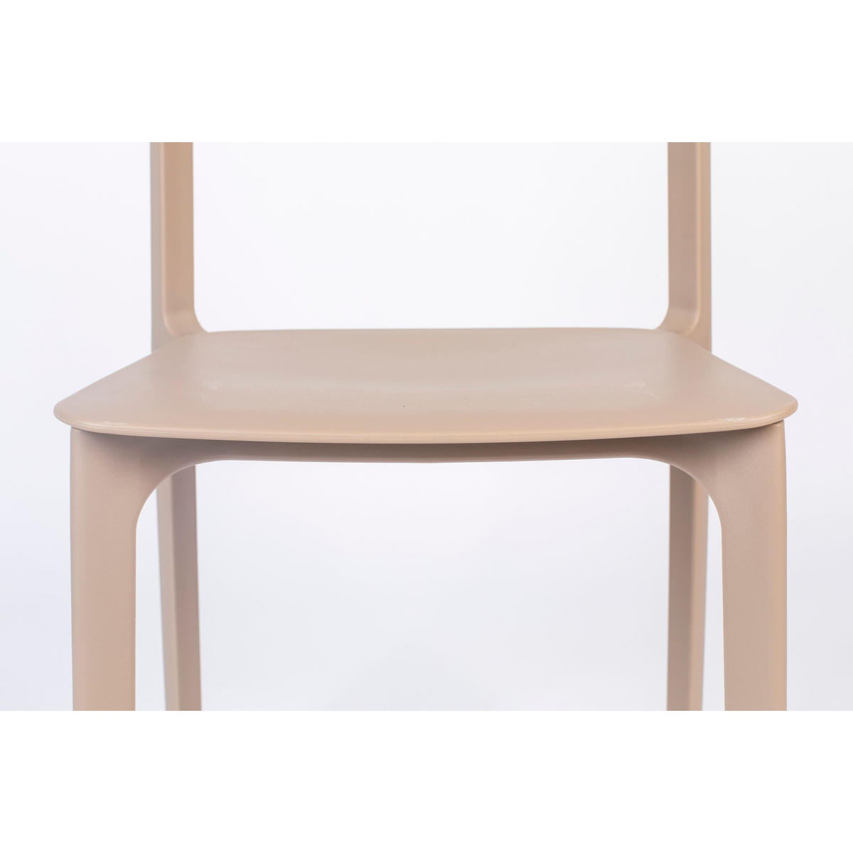 GARTENSTUHL Clive Hellbraun - 4 er Set - Braun, Kunststoff (48/79/47cm) - Housecraft Living