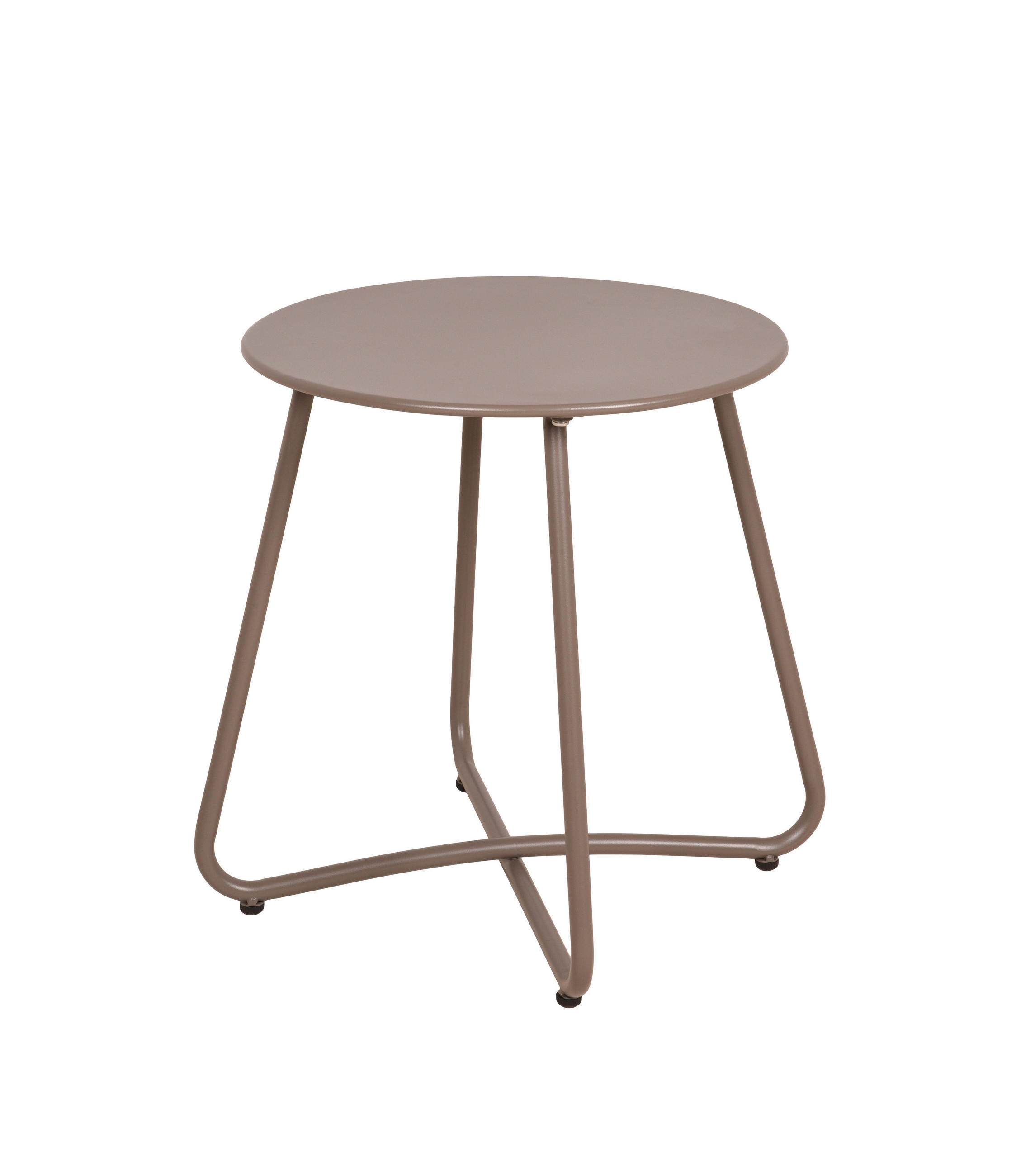 BEISTELLTISCH Sonja Taupe 44x40x40cm - Taupe, Kunststoff (40/40/44cm) - DELUKE