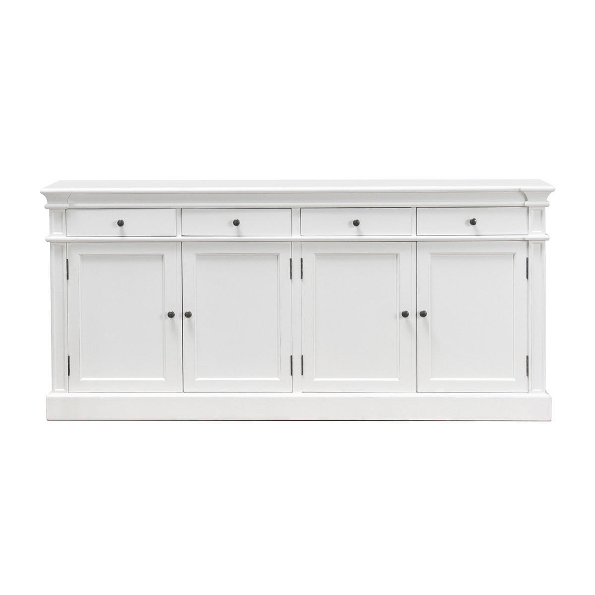 SIDEBOARD antik weiß - Weiß, Holzwerkstoff (186/86/45cm) - ebuy24