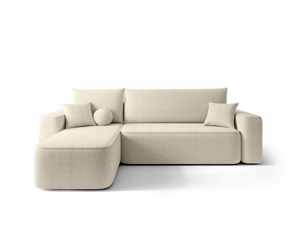 ECKSOFA mit Schlaffunktion SENNO Quelle 03 Links - Beige, Textil (250/150cm) - Bedante