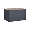KOMMODE Betti Anthrazit/Sonoma 60 x 36 cm mit Türen - Anthrazit/Sonoma Eiche, Holzwerkstoff (60/36/40cm) - Vicco