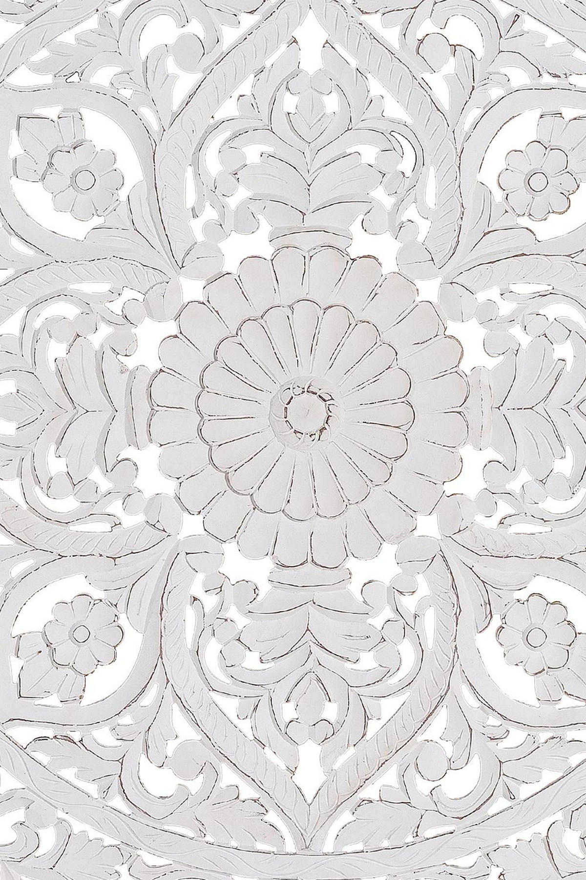 KOPFTEIL in Used-Optik in Weiß - Perlmutt, Holz (4/120/120cm) - Giner y Colomer