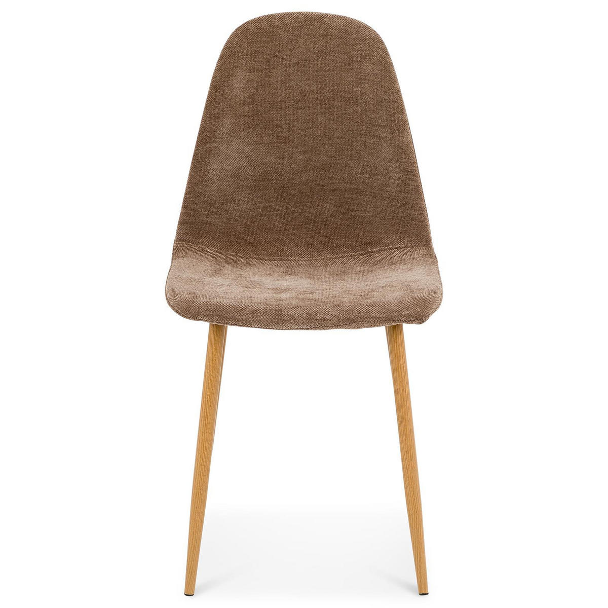ESSZIMMERSTUHL PUNTA 4er-Set dunkelbraun - Dunkelbraun, Textil (45/86/53cm) - IDIMEX