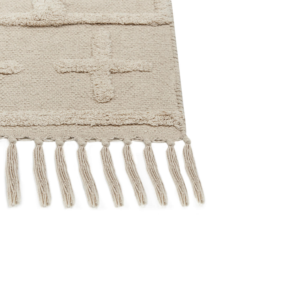 TEPPICHLÄUFER Tozlu 230/80 cm - Beige, Textil (80/230cm) - Beliani