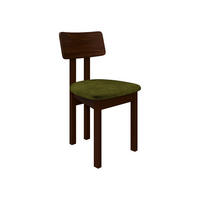 ESSZIMMERSTUHL Divo II - Nussbaumfarben/Grün, Holz/Textil (47/85/48cm) - MIRJAN24