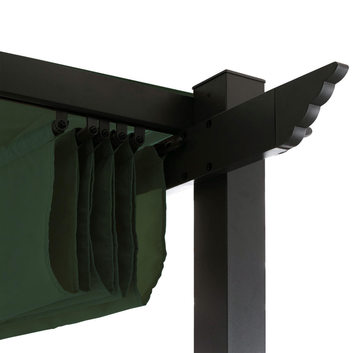 PERGOLA Grün - Grün, Textil (300/240/300cm) - MCW