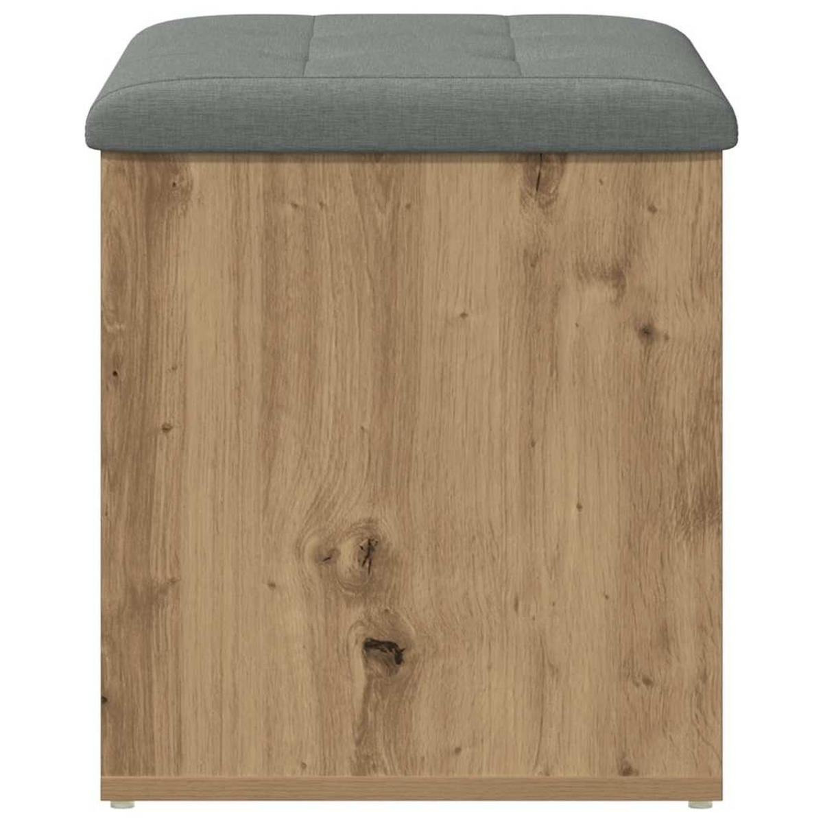 SITZBANK Mit Stauraum Artisan-Eiche 62/42/45 Cm Holzwerkstoff - Braun, Holzwerkstoff (42/45/62cm) - vidaXL