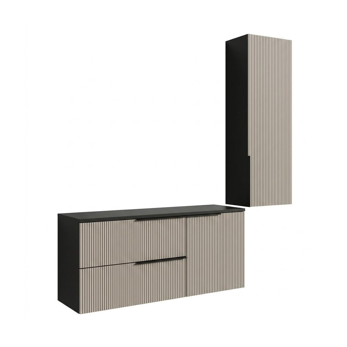 mzm24 Badmöbel-Set Kaschmir 200x150x45 cm