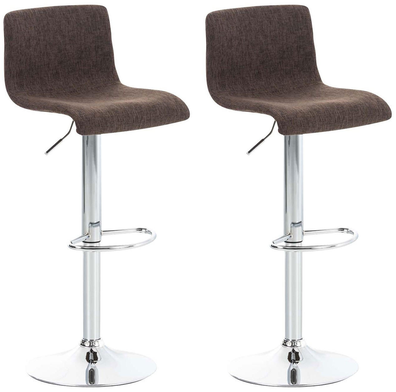 furnicato Barhocker Braun 39x84x36 cm