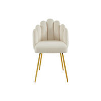 STUHL - 55 cm x 57 cm - Stoff - Cremefarben - ALTINAM - Creme, Textil (55/85/57cm) - Vente-Unique