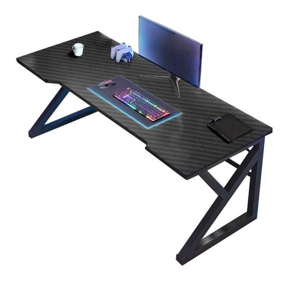 SCHREIBTISCH, schwarz 120x60x74cm - Schwarz, Holzwerkstoff (60/120/74cm)