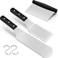 GRILLSPACHTEL 3er Set Edelstahl ABS Kunststoffgriff - Multicolor, Metall (7.3/1/36.5cm)