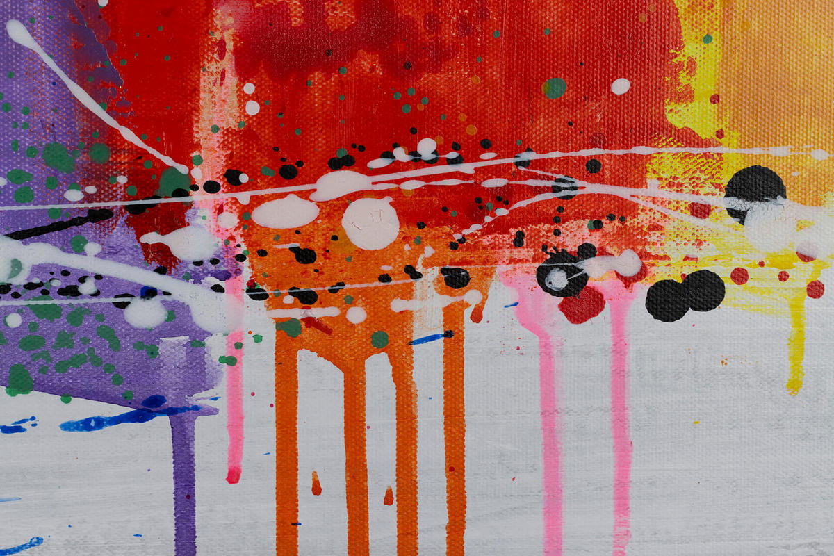 ACRYLBILD HANDGEMALT 120/60 cm - Grau, Holz/Textil (120/60cm) - KUNSTLOFT