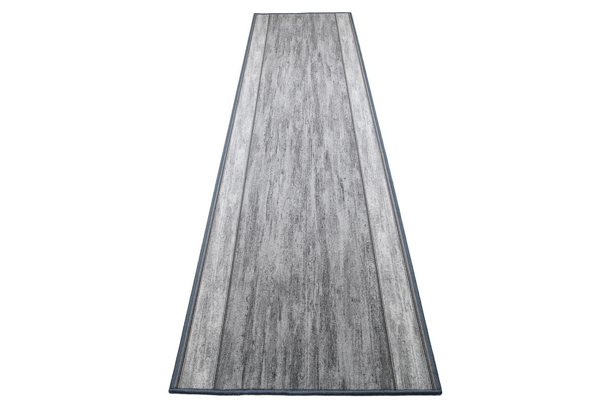 TEPPICHLÄUFER Anti-Rutsch Graphitfarben rutschfest Gummiunterlage 67/400 cm - Graphitfarben, Textil (67/400cm) - Tapiso