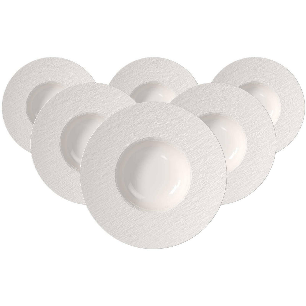 SPEISETELLER Manufacture Ice weiß ø 28 cm 6er Set - Weiß, Keramik (28cm) - Villeroy & Boch