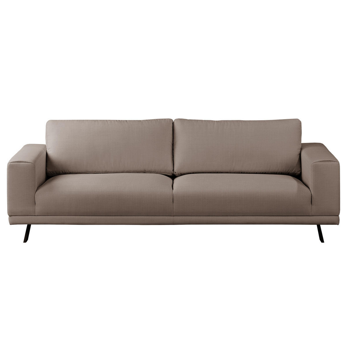 2,5-SITZER SOFA - Strukturstoff - Beige, Textil (216/81/89cm) - home24