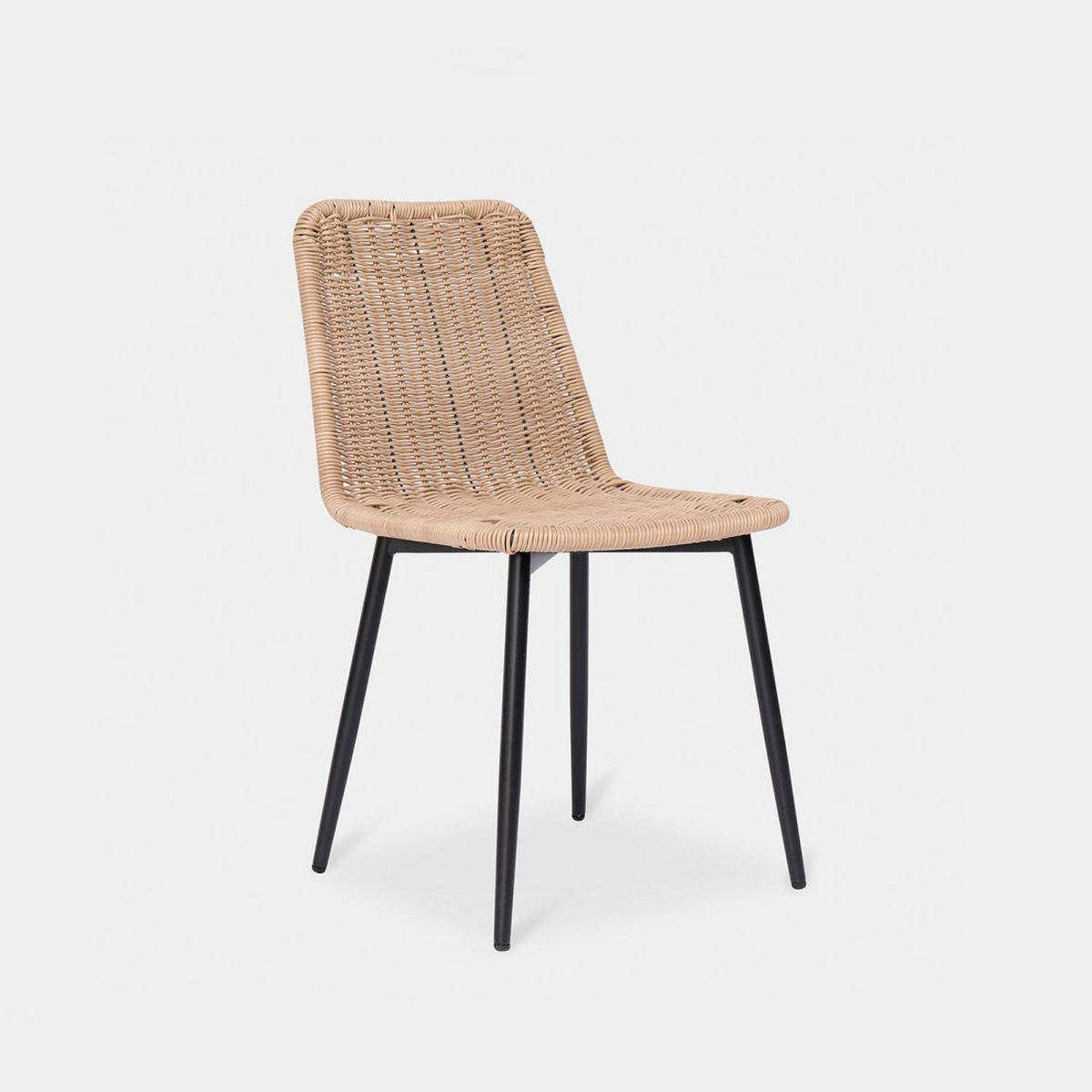 GARTENSTUHL Noah Natürlich 45 cm x 84 cm - Naturfarben, Kunststoff (45/84/56cm) - Klast Home