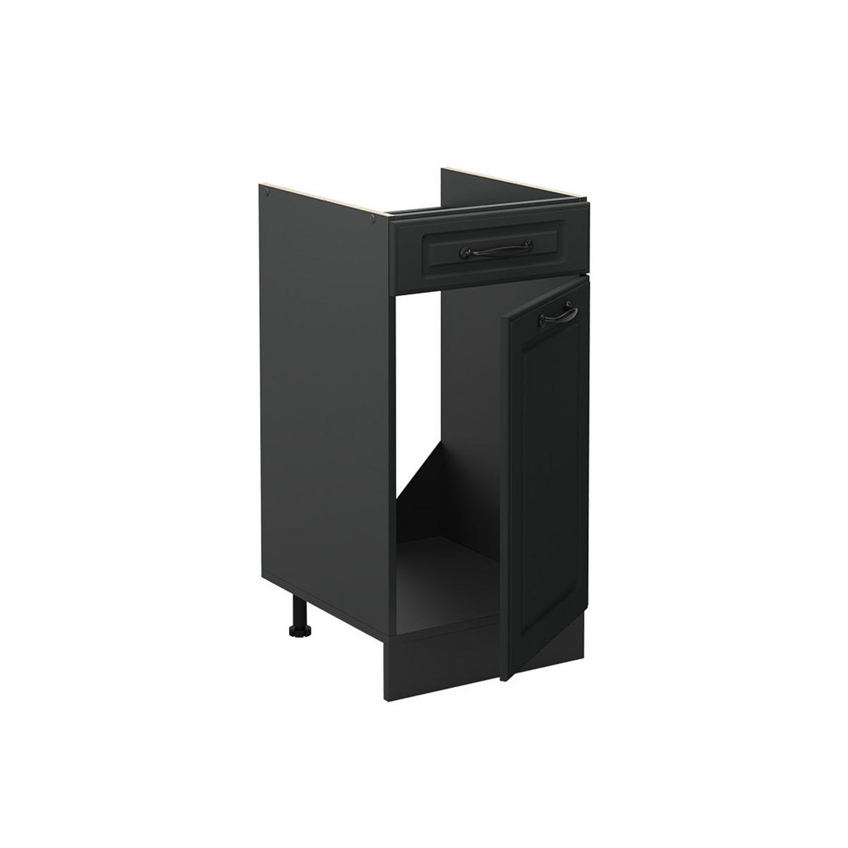 KÜCHENUNTERSCHRANK R-Line, Anthrazit Landhaus/Anthrazit, 40 cm ohne Arbeitsplatte - Anthrazit, Holzwerkstoff (40/81.6/46cm) - Vicco