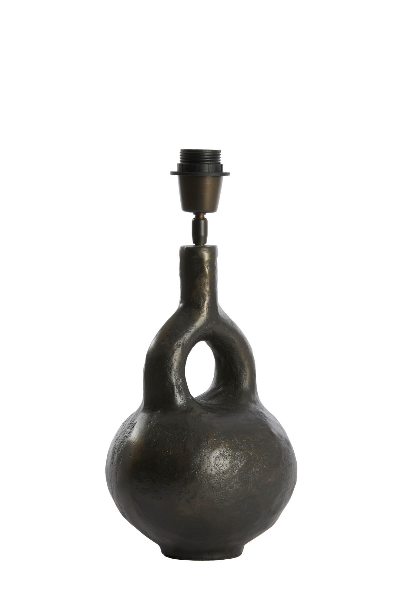 LAMPENFUSS Imola Grau Ø19/30 cm - Grau, Metall (19/17/30cm) - Light & Living